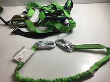 MILLER ULTRA BODY HARNESS L/XL Honeywell HI VISION DURAFLEX & Maynard Lanyard