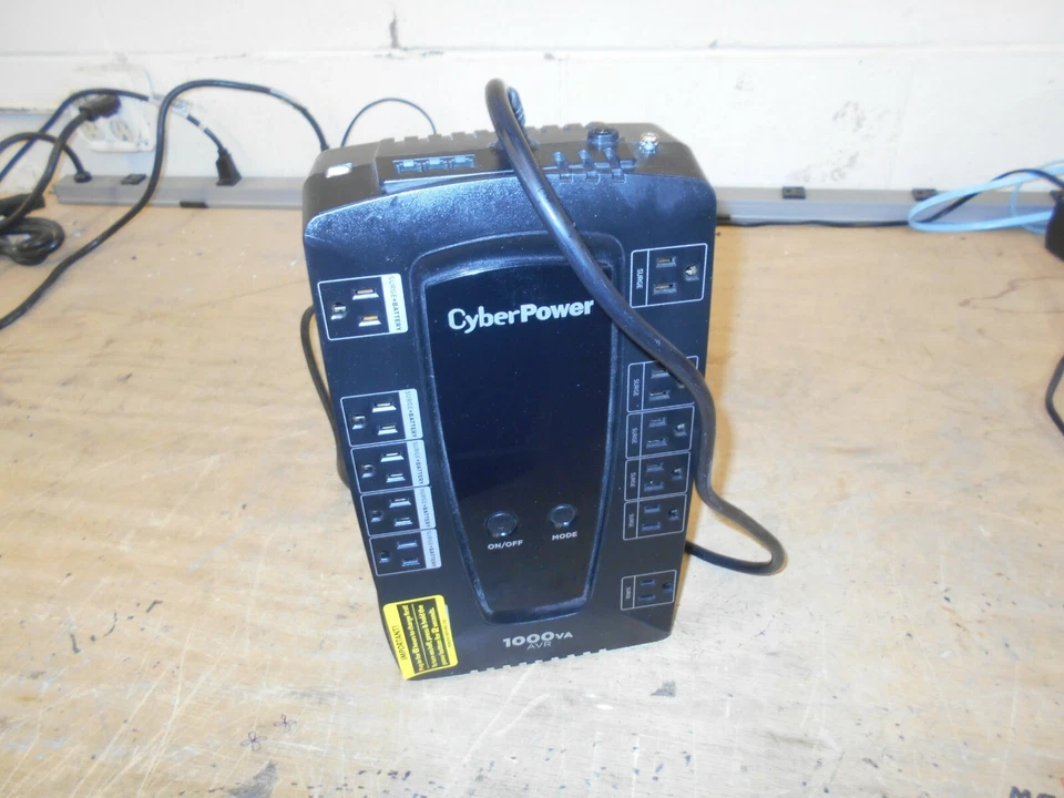 CYBER-POWER 850VA, LE850G, LE1000DG 120V 1000VA/530W, standby UPS System - Image 3 of 3