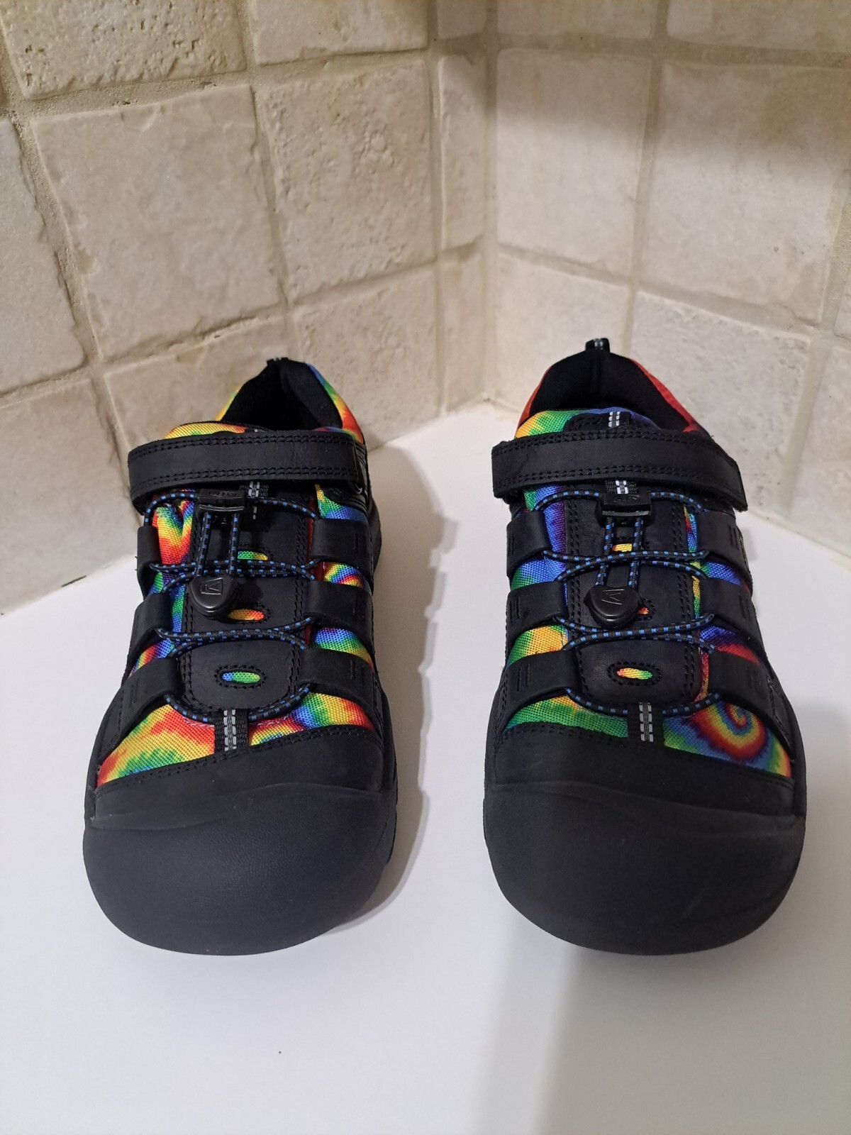 Sandali Keen Tie dye Newport escursionismo pescatore scarpa da acqua multicolore bambino grande 7 anni