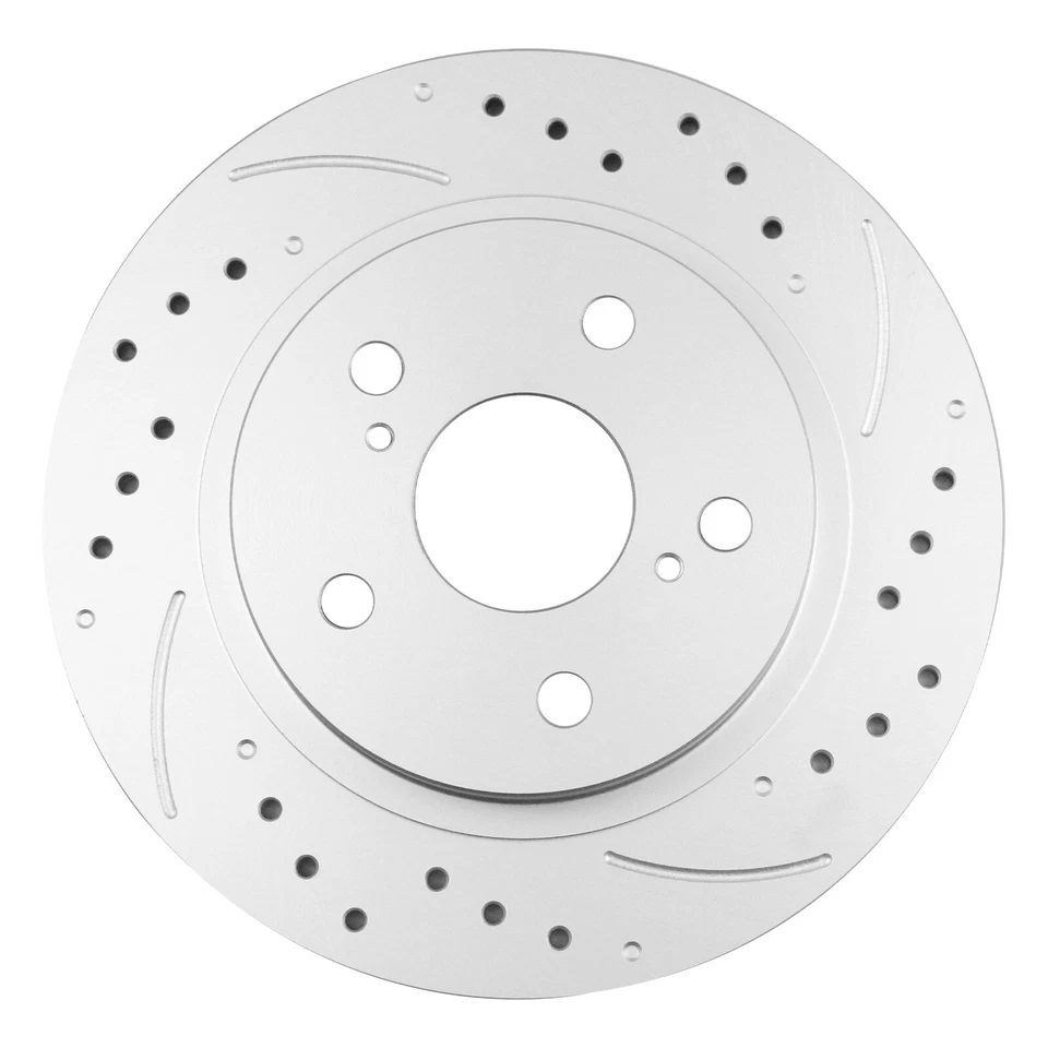 For 2009 2010 2011-2014 Toyota Matrix Scion xB Rear Drilled Rotors + Brake Pads - Imagem 2 de 4