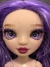 EMI VANDA Purple Hair Rainbow High Nude Fashion Doll
