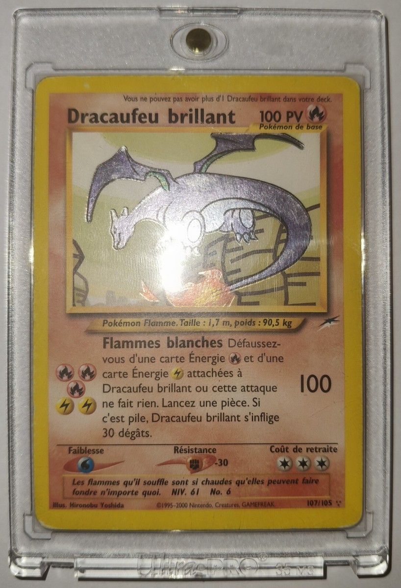 Offer* Shining Charizard Pokémon Dracaufeu Brillant 107/105 Neo