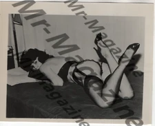 Brunette Lingerie Model 4"x5" Photo Vintage Sexy Cheesecake Risqué Pinup QK-78