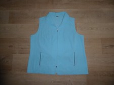 GINA G. leichte Long Weste Türkis Gr.52 **w....