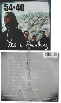 CD----54 40-    YES TO EVERYTHING