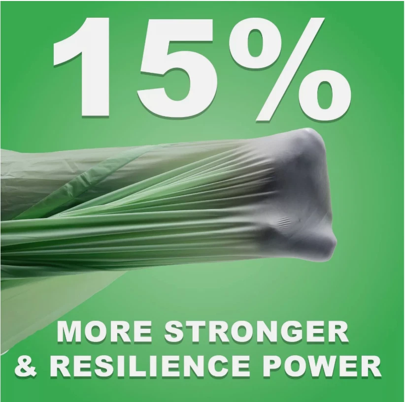 Trash Bags 100% Compostable Durable Garbage Bags 3, 8, 13 & 30 Gallon 0.67 Mil - Image 4 of 4