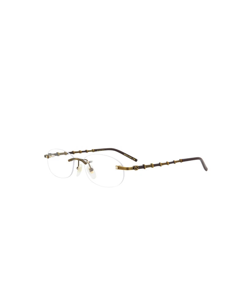 Gucci Women's GG0857OJ-30009604-002 Novelty 52mm Gold Opticals