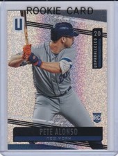 PETE ALONSO ROOKIE CARD New York Mets Panini UNPARALLELED RC Baseball FOIL LE