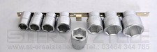 Steckschl&uuml;ssel Nuss Satz 8tlg 3/4"Zoll Sechskant Innenvierkant 24-46mm DIN3124