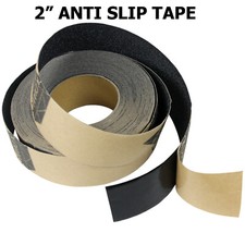 2" x 40' BLACK Roll Safety Non Skid Tape Anti Slip Tape Sticker Grip Safe Grit