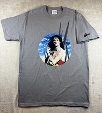 Vintage DC Comics Wonder Women Men  s Size M Gray T Shirt Y2K 90s Superhero 1959