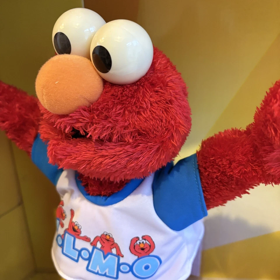 E-L-M-O Elmo Spells His Name 2004 Singing Elmo - Протестирован и Работает - Изображение 2 из 4