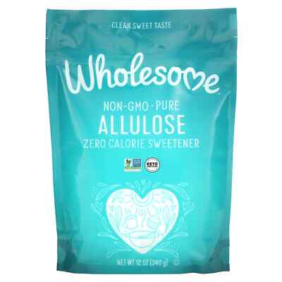 Wholesome Allulose Granulat 340g kalorienfrei Süßstoff Keto zuckerfrei 0 Kohlenhydrate