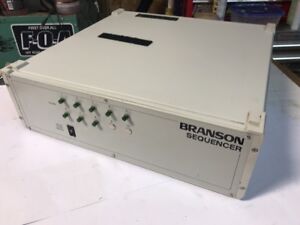 Branson Ultrasonic Welding Sequencer 109-111-481 8-Channel 40KHz FAST