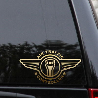 Air Traffic Controller Decal Sticker Aviation Control Tower Window Laptop  