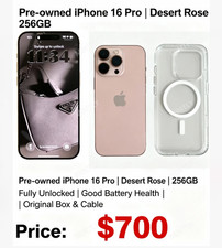 Apple iPhone 16 Pro - 256 GB - Desert Titanium (Unlocked)