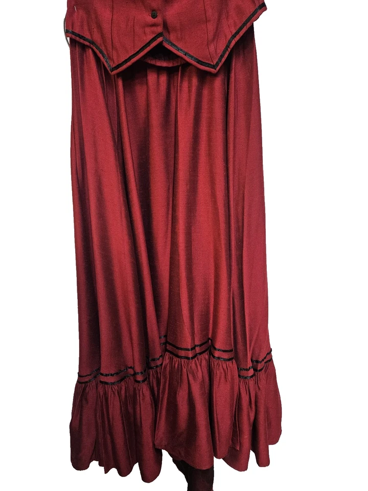 FRONTIER CLASSIC WESTERN VICTORIAN DRESS SIZE XL  SEE MEASURMENTS IN LISTING - Image 4 of 4