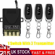 AC 100-240V 433MHz 30A Relay 1CH Wireless Remote Control Switch With Transmitter