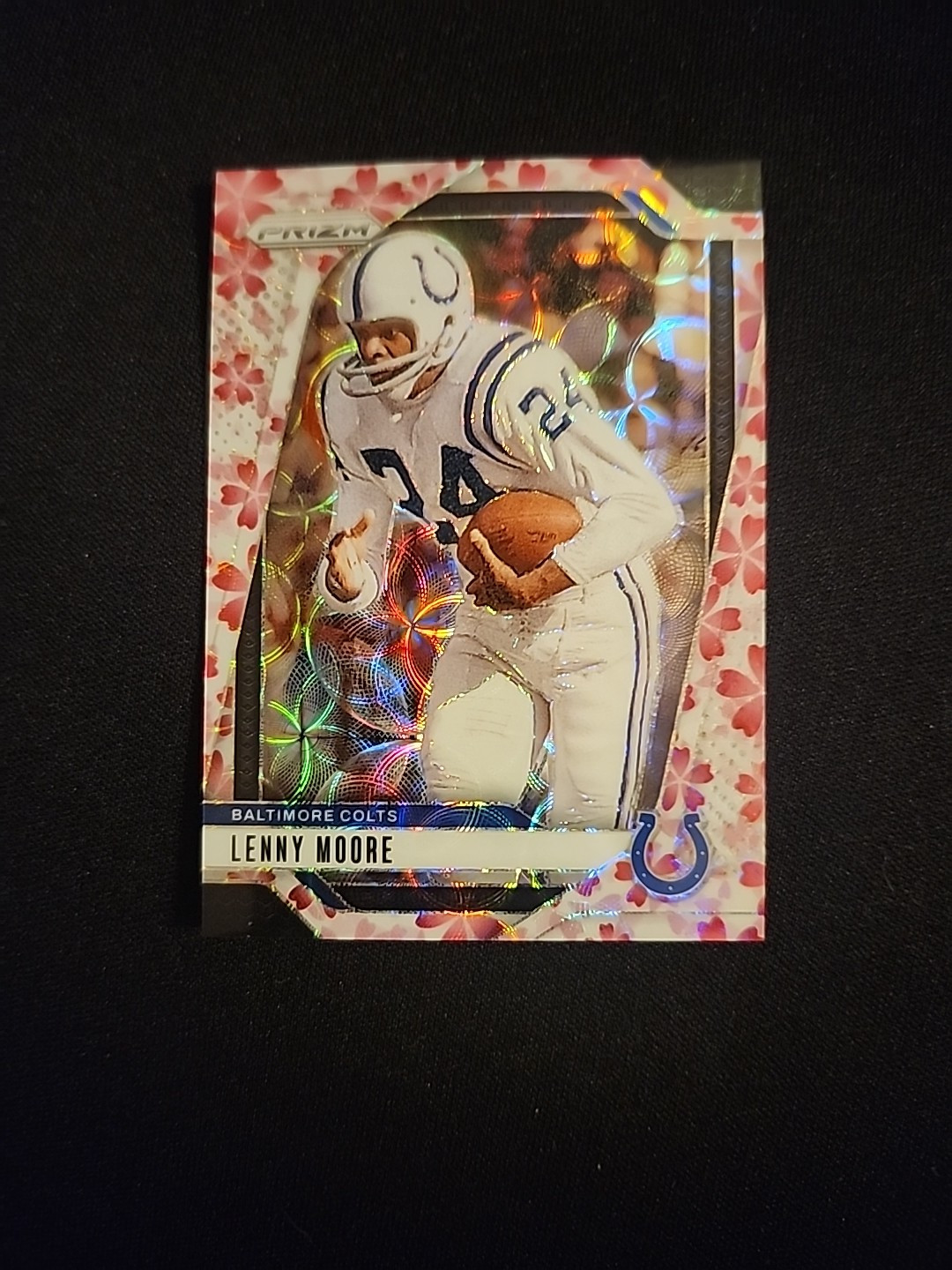 2024 Panini Prizm Choice Lenny Moore #296 CHERRY BLOSSOM #/15 Colts