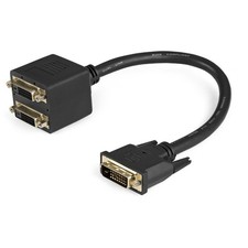 StarTech 1 ft DVI-D to 2x DVI-D Digital Video Splitter Cable - M/F