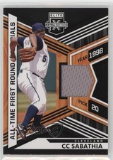 2021 Elite Extra Edition All-Time First Round Materials CC Sabathia HOF 3wu