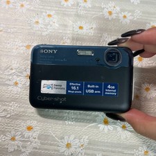Sony Cyber-shot DSC-J10 16.1 MP Digital Camera 4x Zoom Built-in Flash - Black