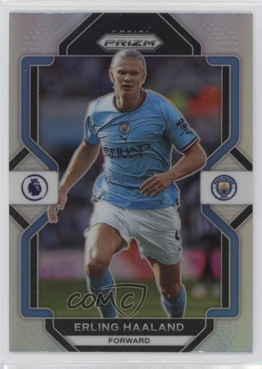 2022-23 Panini Prizm Premier League Silver Prizm Erling Haaland #9 07jf