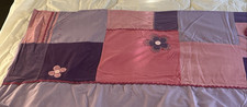 Vintage Next Einzel Bettbezug Patchwork Bündchen Lila 135x200cm Baumwollmischung