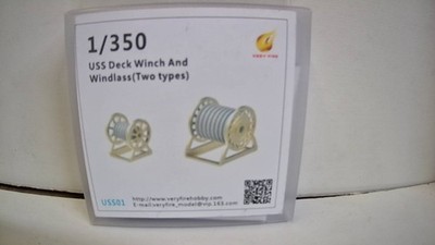 VERY FIRE 1/350 USS01 USS WINCH & WINDLASS PACK