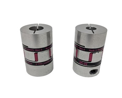 Qty 2 RW Coupling  EK2/20/A/10/14 Flexible Shaft Couplers, Elastomer 14mm ID