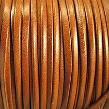 Calf Leather Lace 3/32" / 50 Yards/Saddletan
