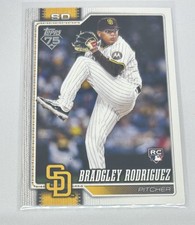  Bradgley Rodriguez 2026 Topps Series One Base RC #42 San Diego Padres