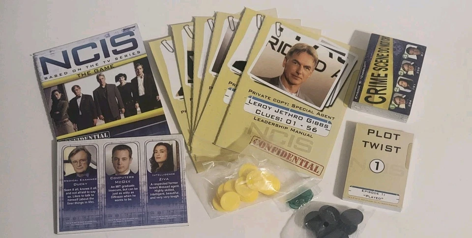 NCIS The Game Based On The TV Series Board Game Pressman 2010 new unopened - Image 4 of 4