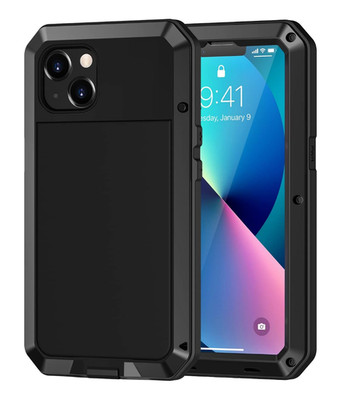 Robuste Gorilla Metall Hülle Stoßfest für iPhone 17 16 15 14 13 Pro Max Air