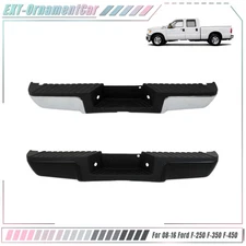 Steel For 2008-2016 Ford F-250 F-350 F-450 Super Duty Rear Step Bumper Assembly