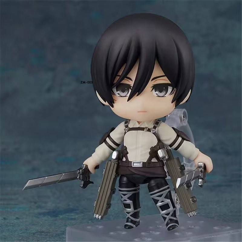 Ataque a los Titanes Mikasa Ackerman Juguete Adornos Figura de Acción Modelo Coleccionable