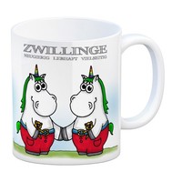 Honeycorns Kaffeebecher Mit Sternzeichen Zwillinge Motiv Tasse Kaffeetasse