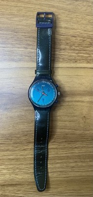 Swatch Chronograph SCB120 ''Deep Blue'' 1996 | Vintage Swiss Made | 37mm |...