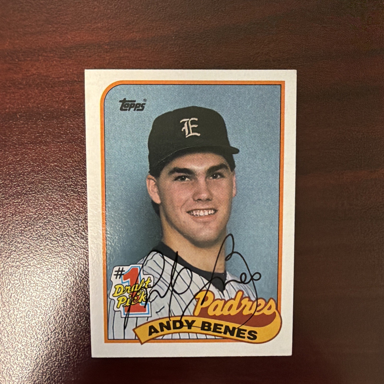 1989 Topps Andy Benes San Diego Padres #437 Auto Signed Autograph