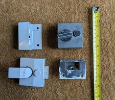Pair of Yale door locks. Back of door parts ONLY. No key or key fittings.