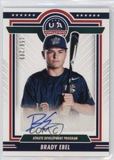 2022 Panini USA Baseball Stars & Stripes 156/299 Brady Ebel #ADP1-BE Auto 14sd