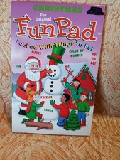 Playmore Inc. Christmas Activity Pad Mazes Coloring Games Color By Number New