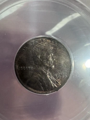 Amazing wheat cent 1933 ms 63 Bn nice wooden looking