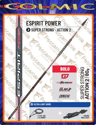 Colmic Rute ESPIRIT Power Bolognesefischen Super Strong Pontonchutz 80gr MT 6.00