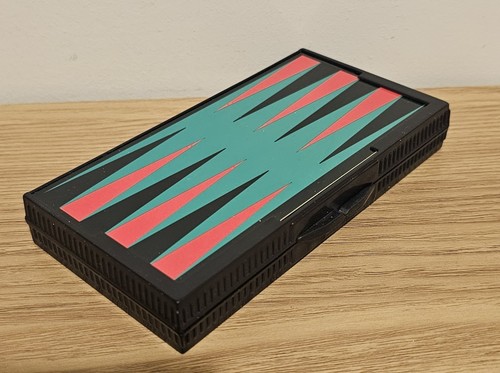 Backgammon Magnetic Travel Set Unused Sealed Pieces - Picture 4 of 4