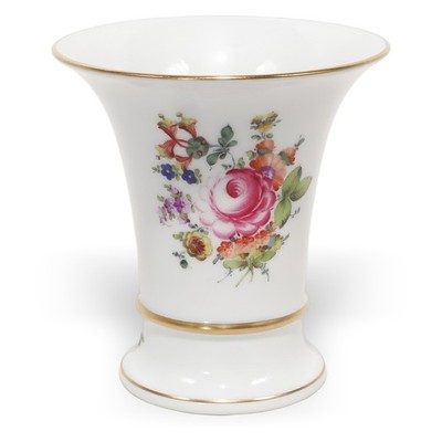 Herend PBR   Kleiner Rosenstrauß   Luxus-Trompetenvase   Vintage Mit Gold