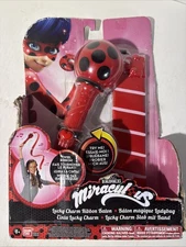 Bandai Miraculous Lucky Charm Ribbon Baton Ladybug Playset 2016 Wand Toy New