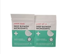 2 Pack Peach Slices Deep Blemish Microdarts Acne Patch Deep Pimples Hyaluronic