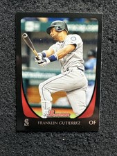 FRANKLIN GUTIERREZ 2011 Bowman #124 Seattle Mariners (Buy 10 get 10 Free)