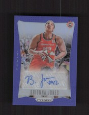 2024 Panini Prizm WNBA #TB-BJ Brionna Jones Throwback Signatures Blue /75